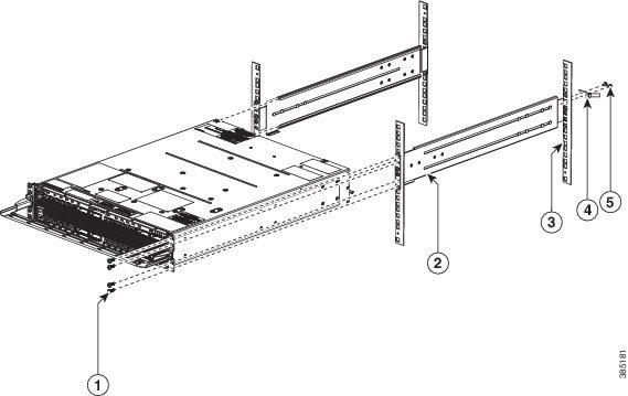 Mounting NCS 1002 with Sliding Rails