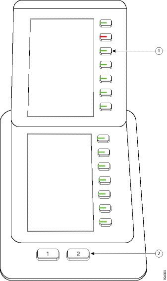 Cisco IP-telefoon 8865 Toetsuitbreidingsmodule