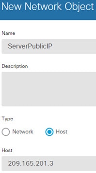 ServerPublicIP network object.