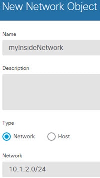 myInsideNetwork のネットワーク オブジェクト。