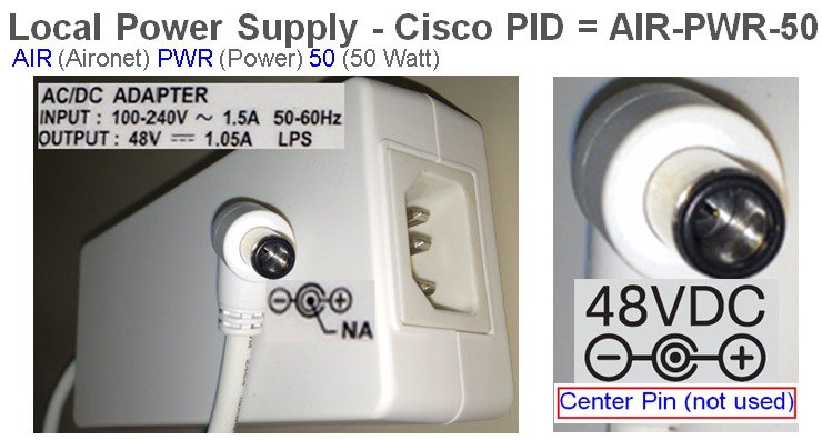 Cisco Aironet3802 + PoEアダプタ Genuine Cisco Power Injector 802.3at For Aironet Wireless