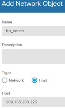 ftp_server network object.