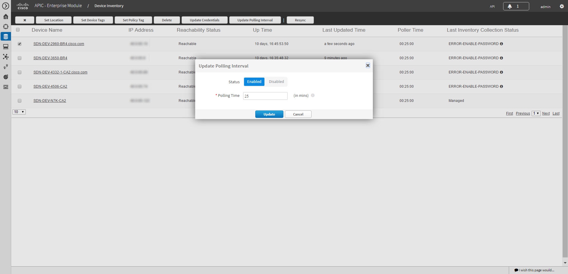 Cisco Network Visibility Application on APICEM User Guide, Release 1.6