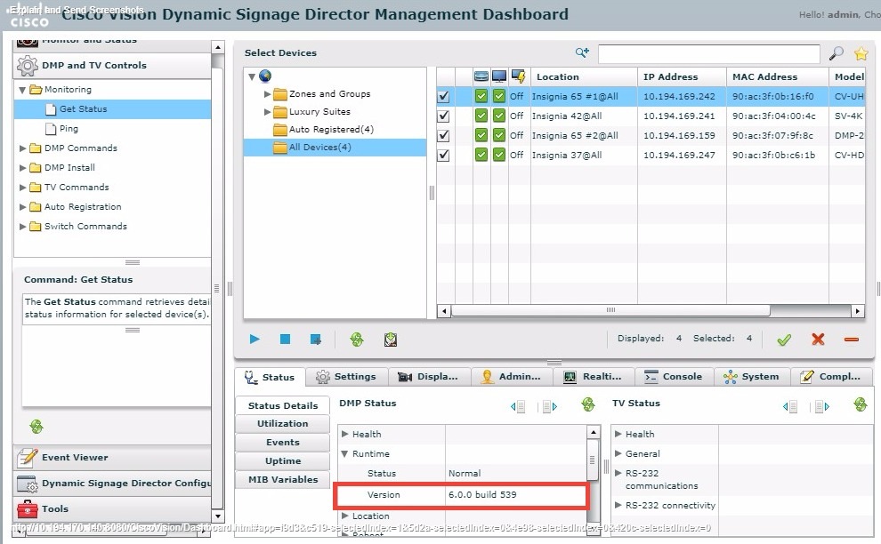 Cisco Vision Software Installation and Upgrade Guide: Dynamic Signage ...
