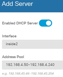添加 DHCP 服务器。