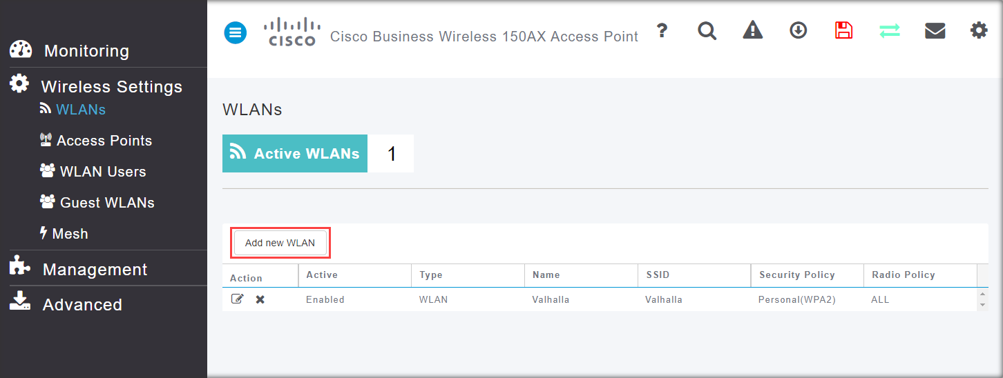 Cisco Business WiFi 6 Access Point Administration Guide, Version 10.2