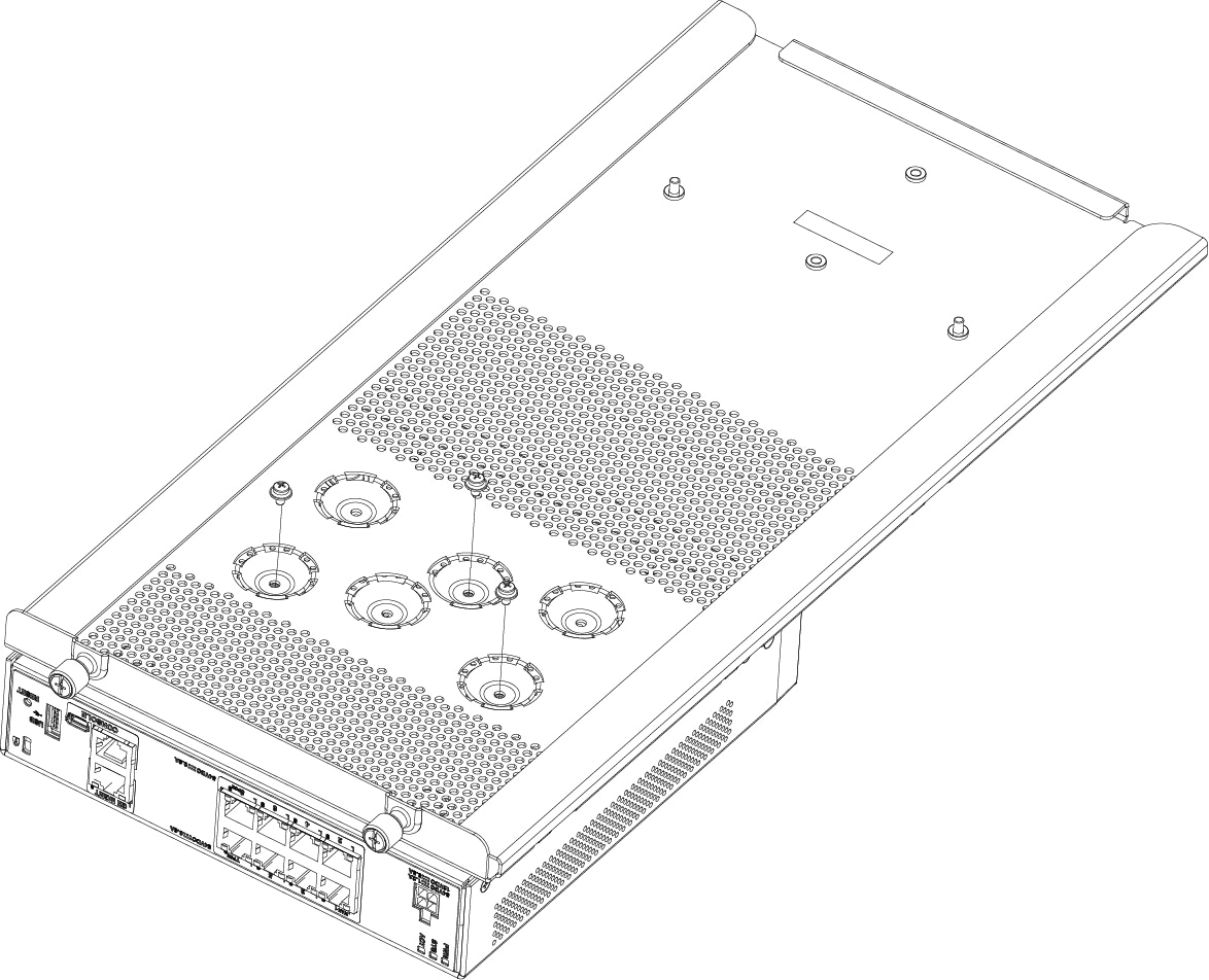 Install the sliding rack tray on the chassis