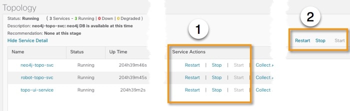 Application and Service Control Choices