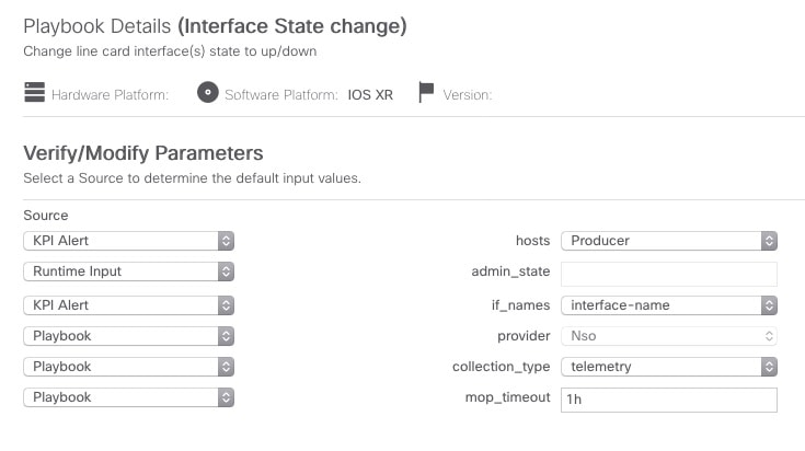 Example: Specifying Parameter Value Sources for a Linked Playbook