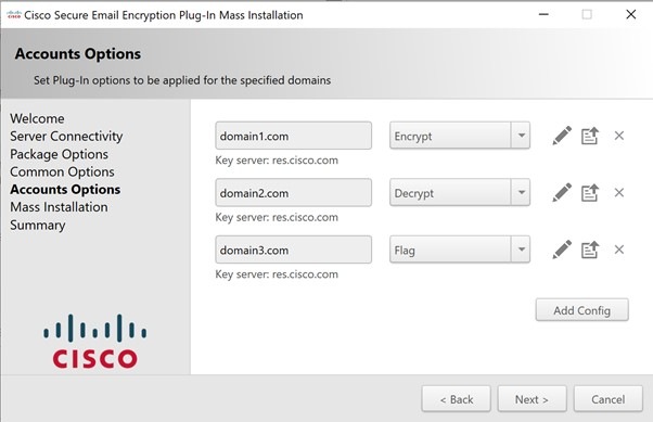 Cisco Secure Email Encryption Plug-in 1.2.1 管理者ガイド - 一括インストールの実行 [Cisco ...