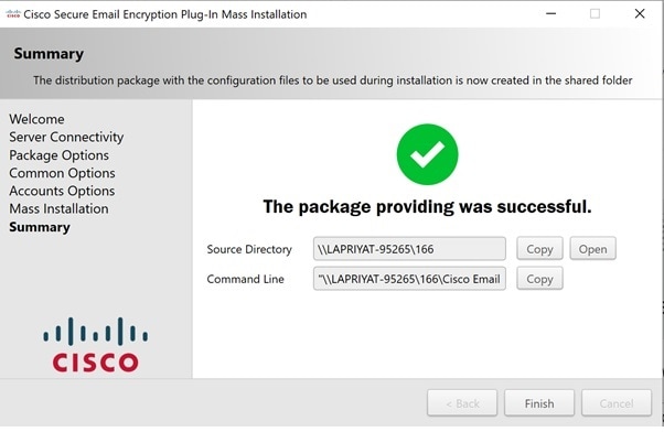 Cisco Secure Email Encryption Plug-in 1.2.1 管理者ガイド - 一括インストールの実行 [Cisco ...