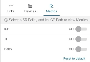 TE Tunnel Metrics-Display Preferences