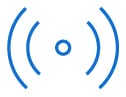 A Wi-Fi signal icon to represent the Transmit tab.
