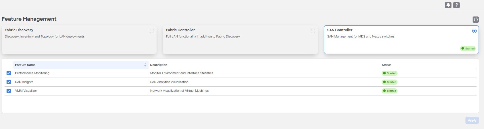 san-feature-management