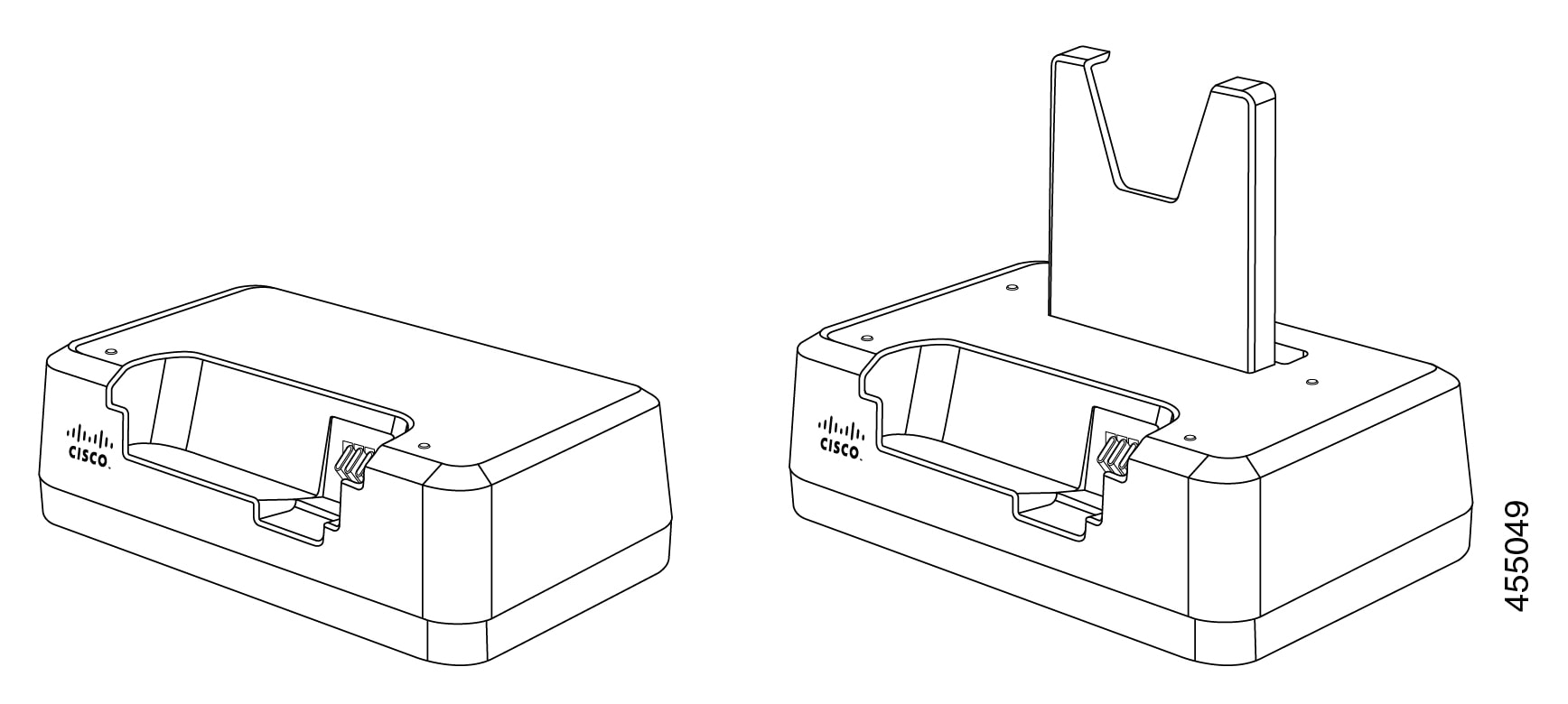 Abbildung des 840-Tischladegeräts und 840-Doppeltischladegeräts.