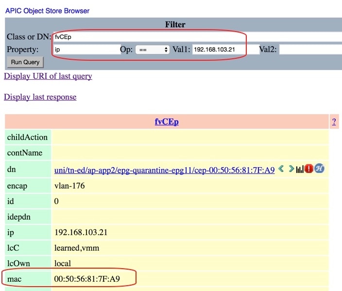 Find MAC addresses for the devices you want to quarantine manually