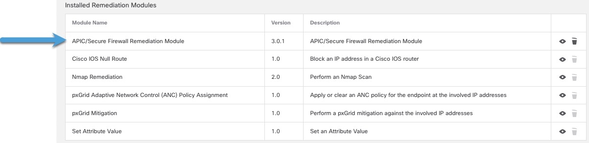 Verify the Secure Firewall Remediation Module installed correctly