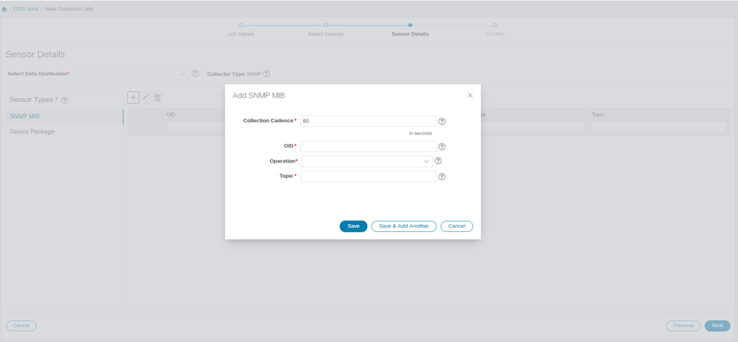 Add SNMP MIB Dialog Box