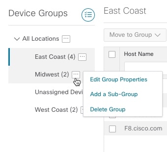 Device Group Selector