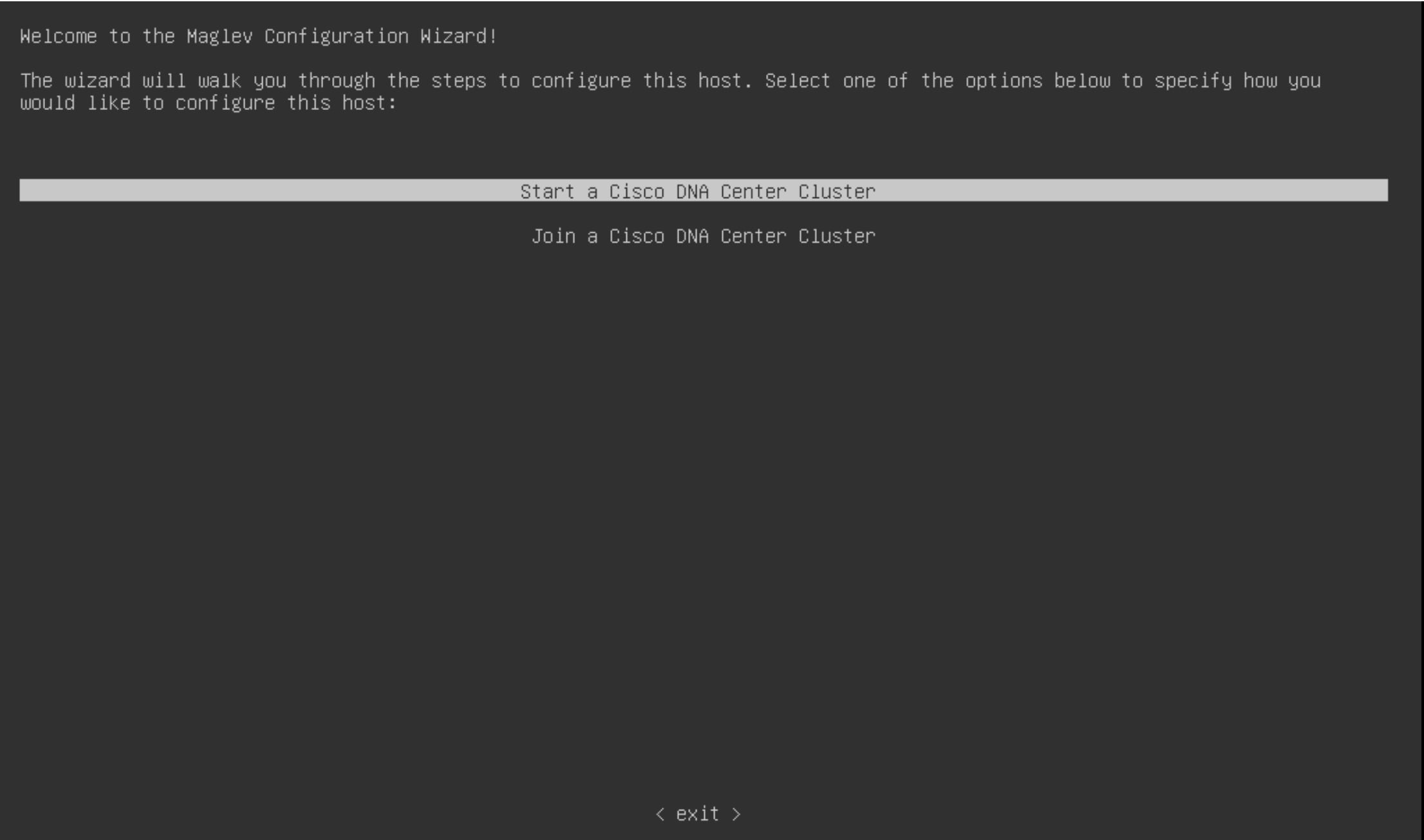 Maglev Configuration wizard