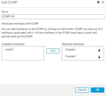 Creating ECMP zone