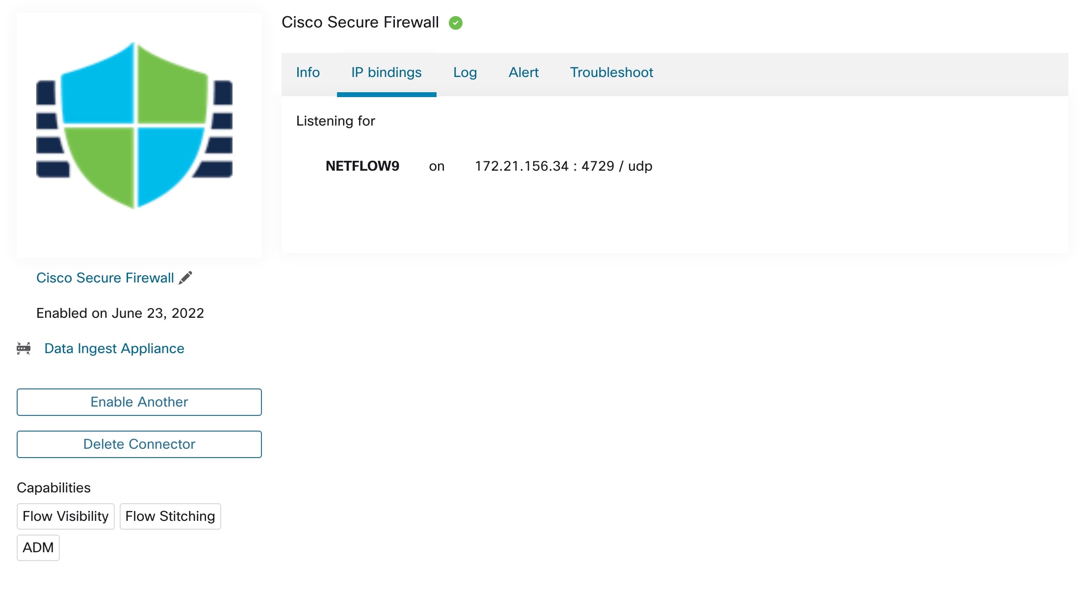 Cisco Secure Firewall コネクタ