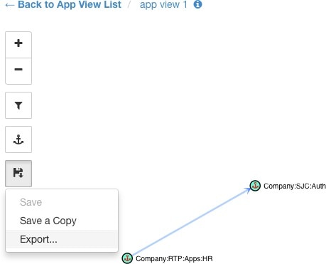 Exporting a specific App View