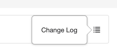 Change log