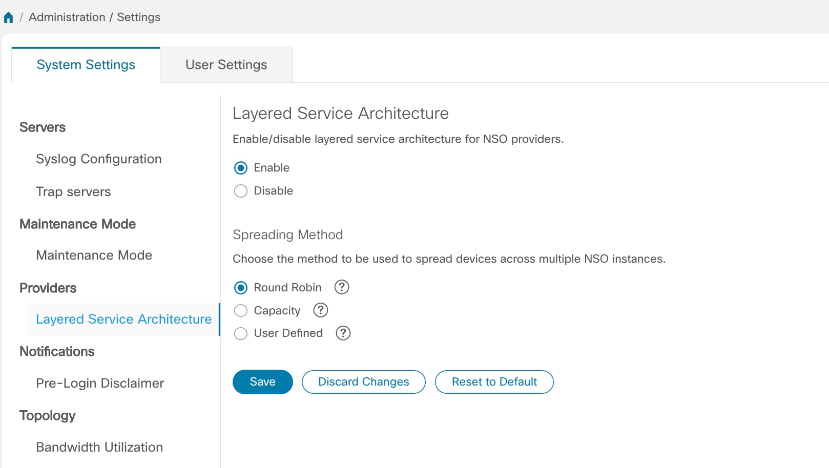 Enabling Layered Service Architecture