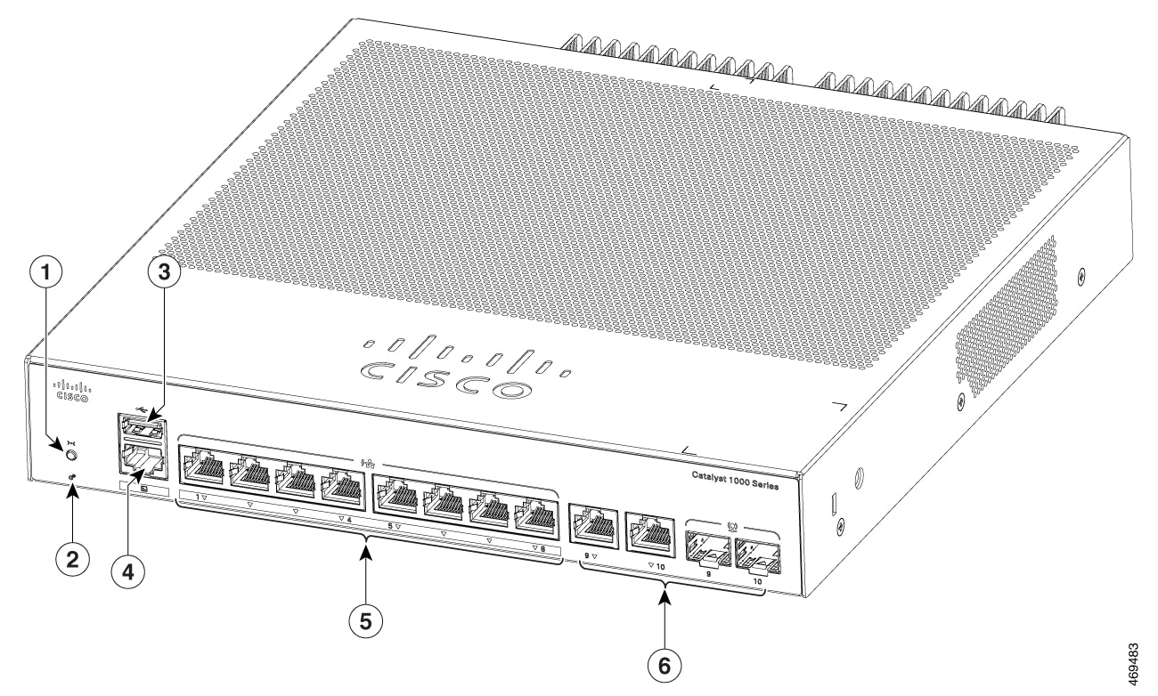 Cisco Catalyst 1000 Series 8-Port and 16-Port Switch Hardware 