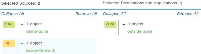 Access rule match criteria.