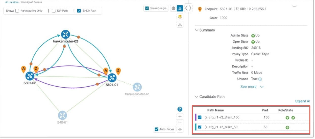 Initial Candidate Paths