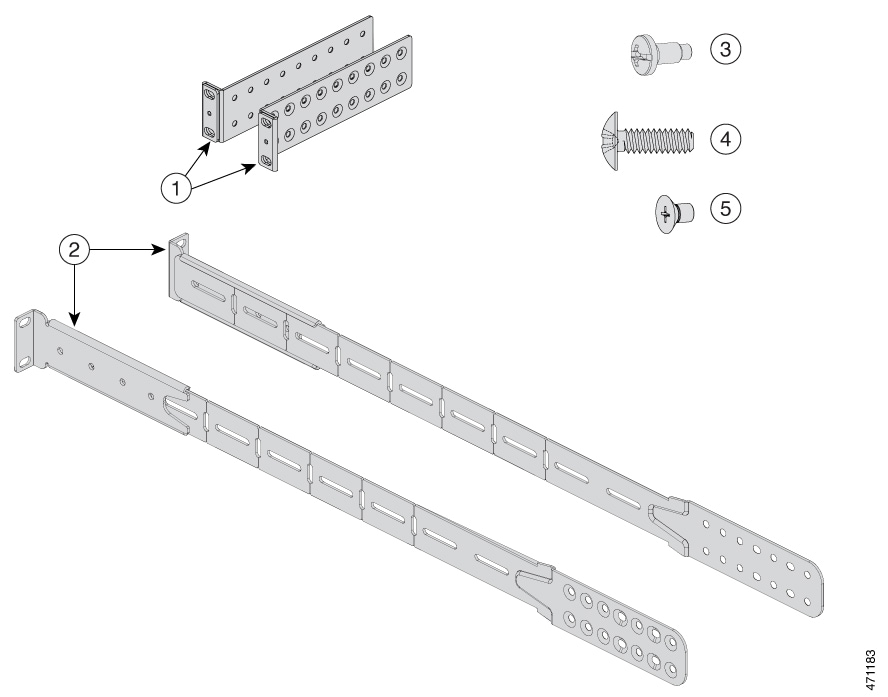 Rack Mount kit for 9500X series switches