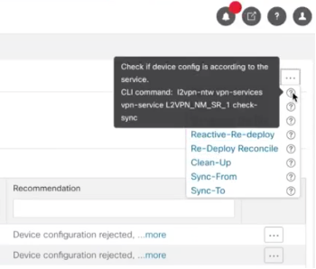 Service Level Actions