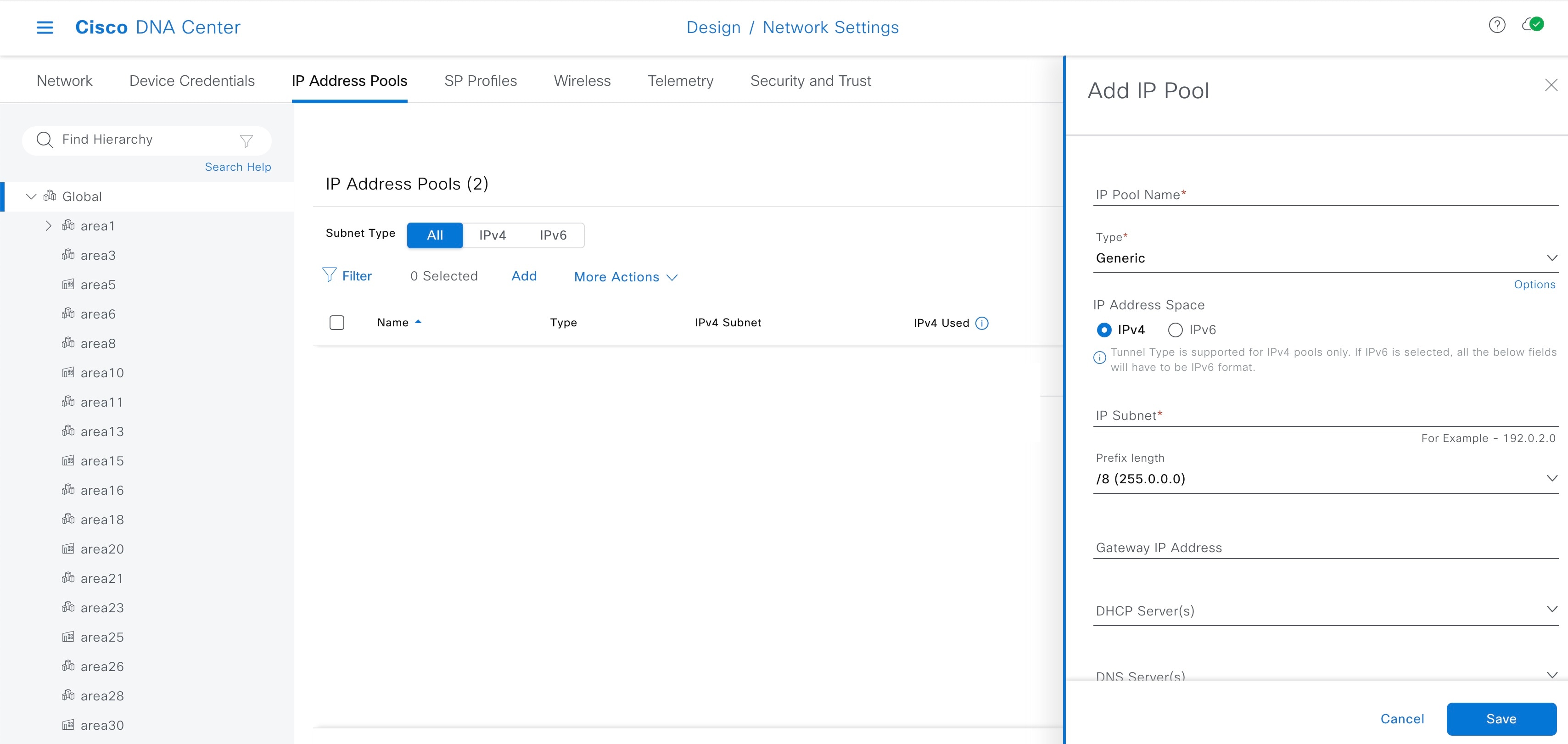 Add IP Pool