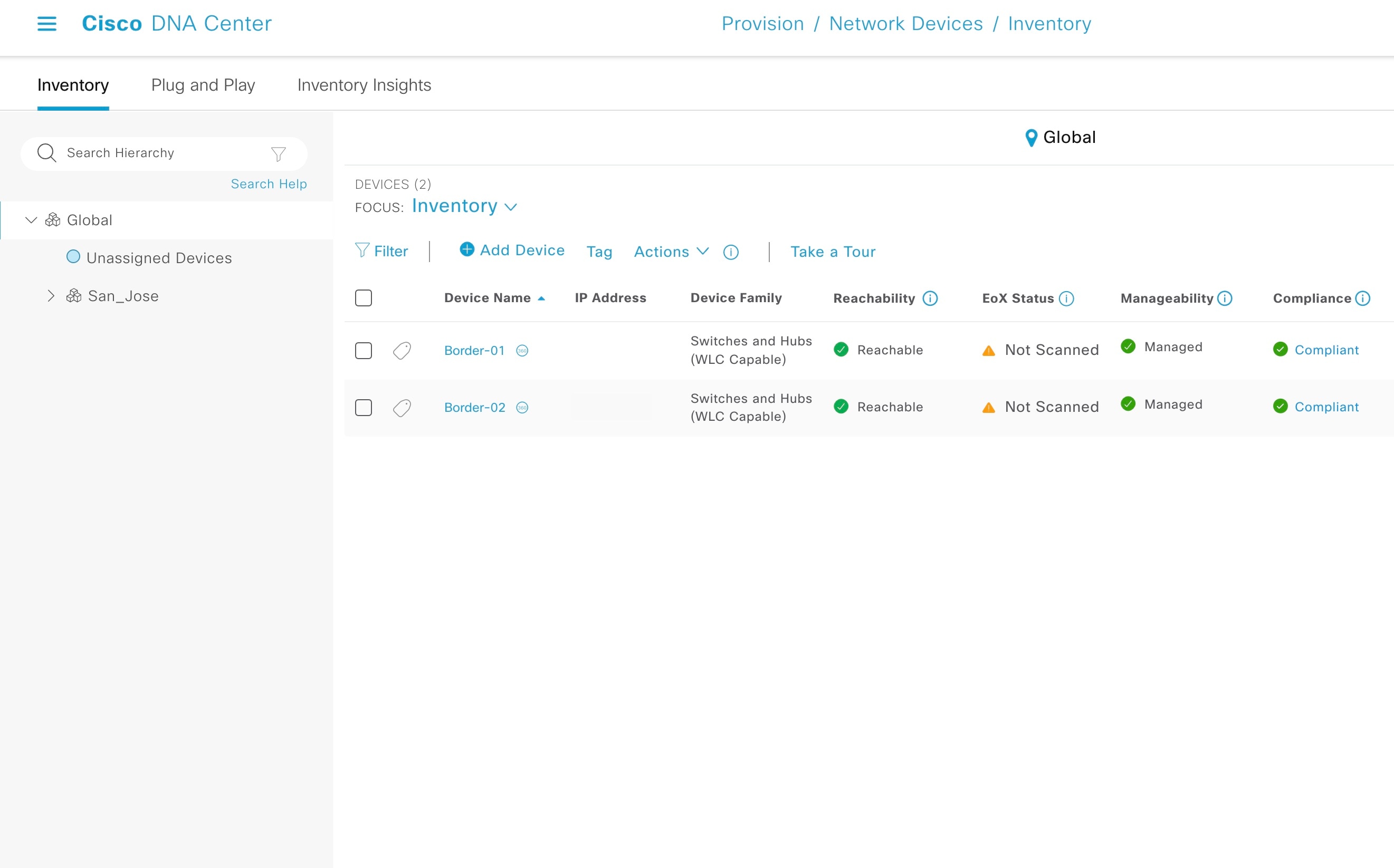 Device Inventory