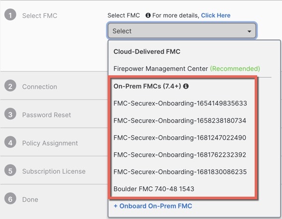 FMC 선택