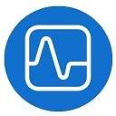 メトリック画像が表示された青い診断アプリ。