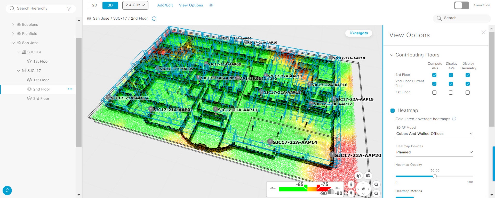 Figure 12: 3D map of multiple floors.