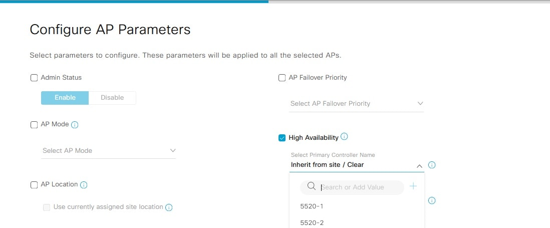 Configure AP Parameters