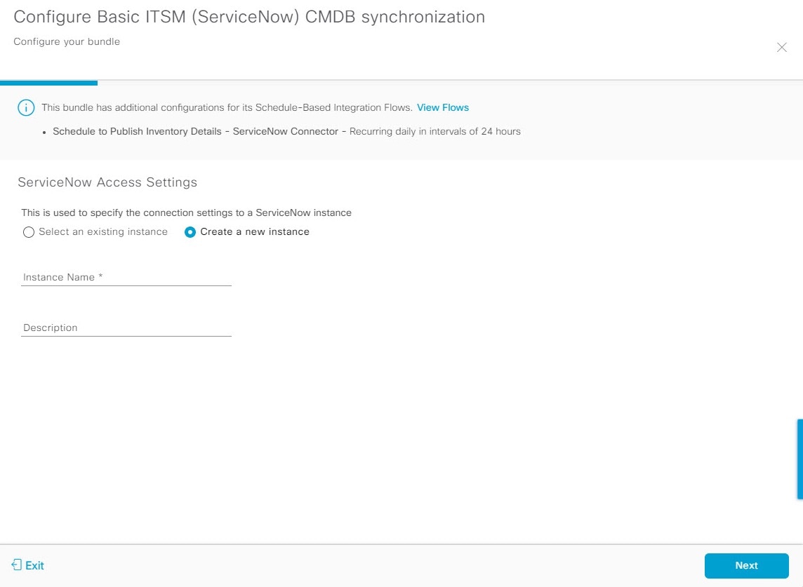 Figure 8: ServiceNow Access Settings page.