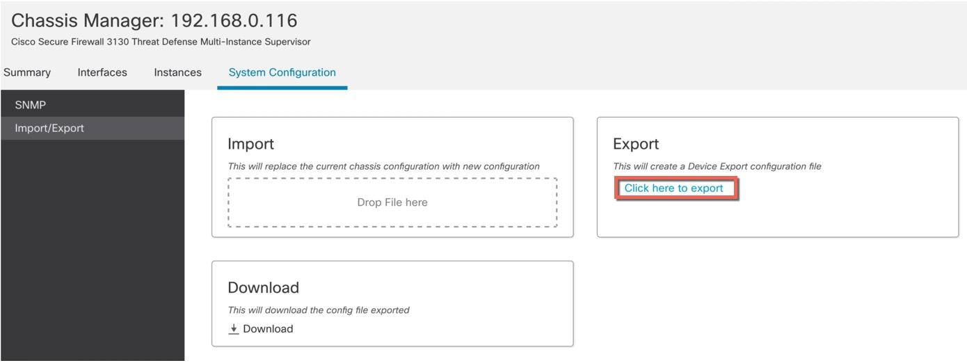 Create Export File