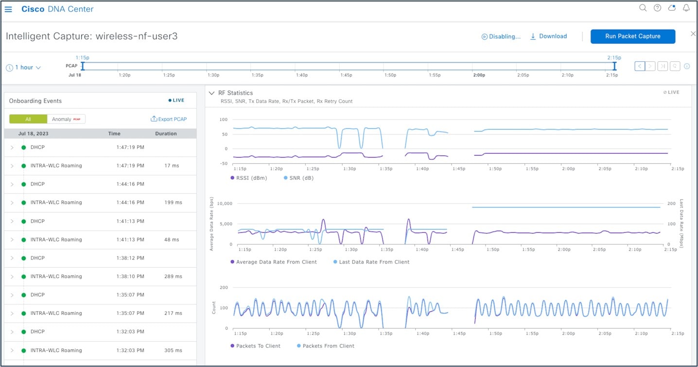 How to start the client ICAP capture.