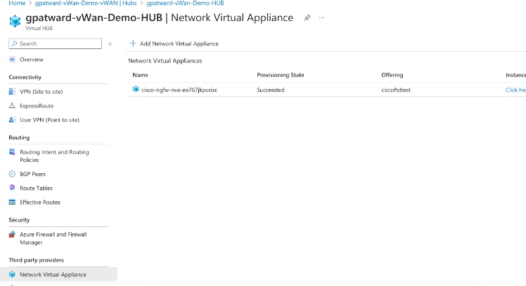 Network Virtual Appliance