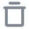 a trash can