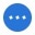 blue circle with an ellipsis