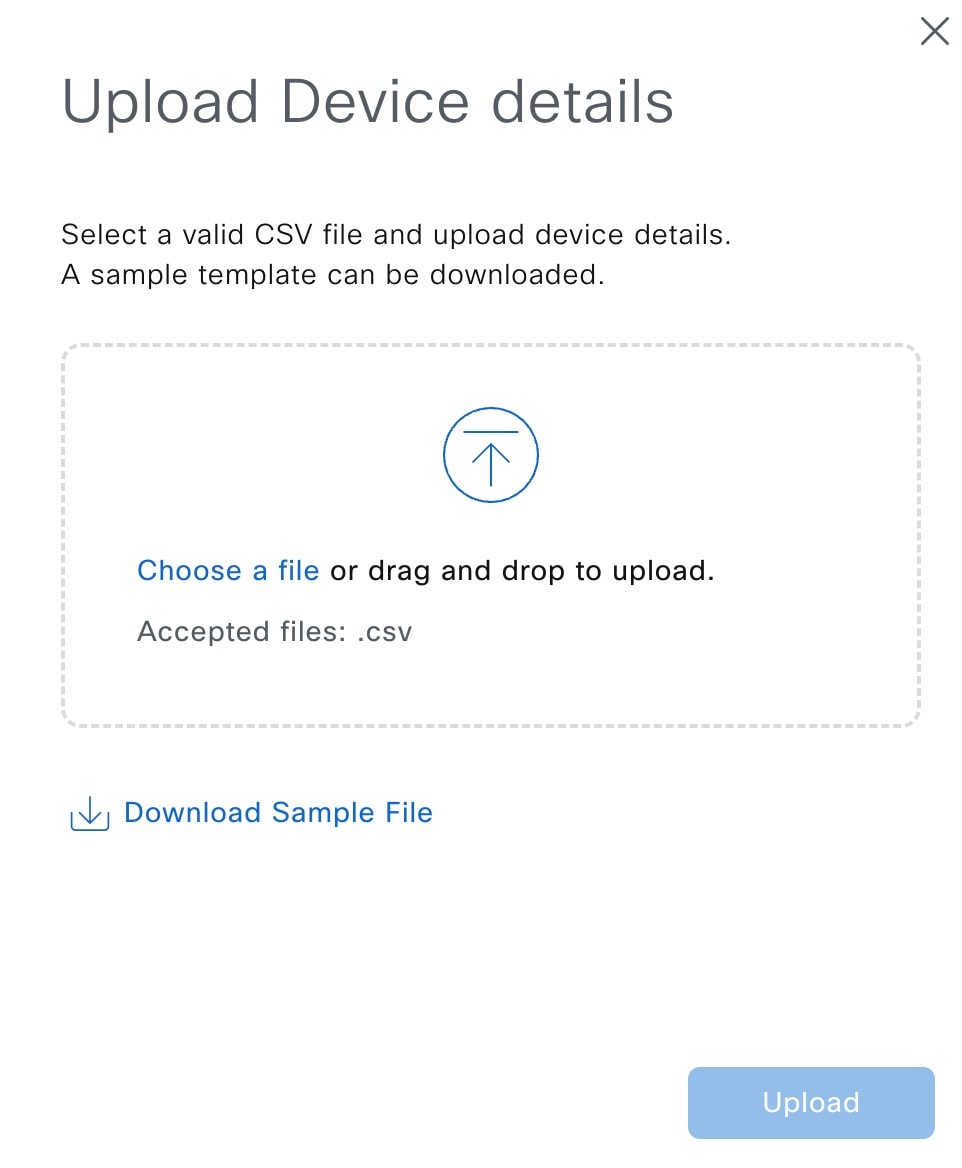 Upload Device List