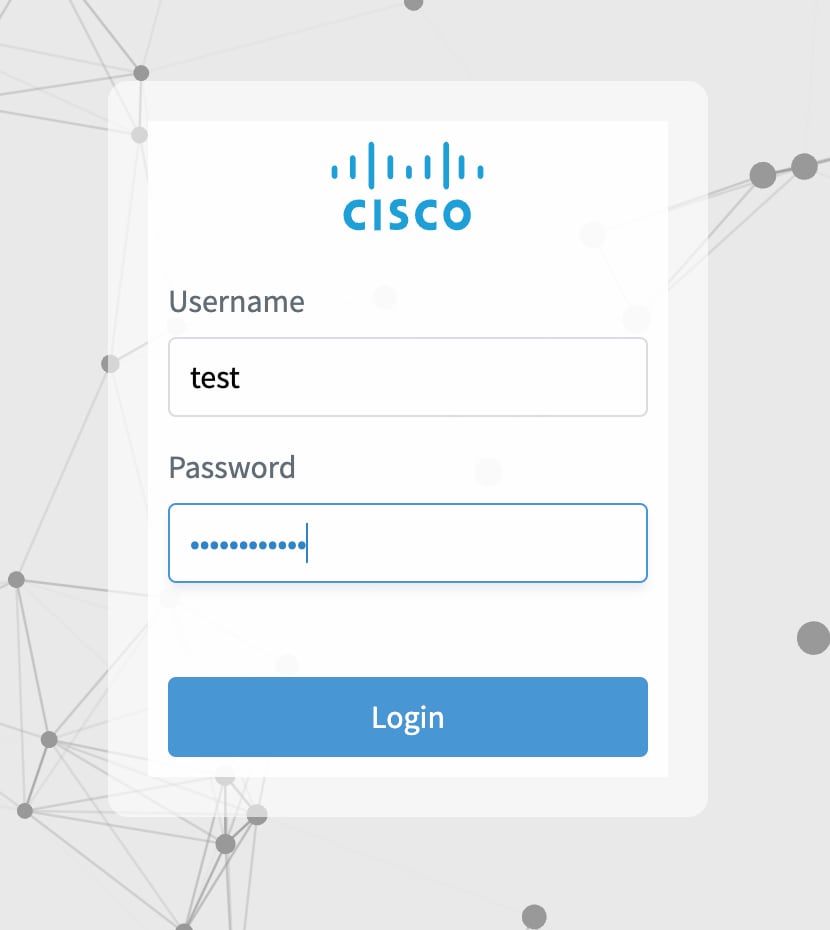 Log in to CWM