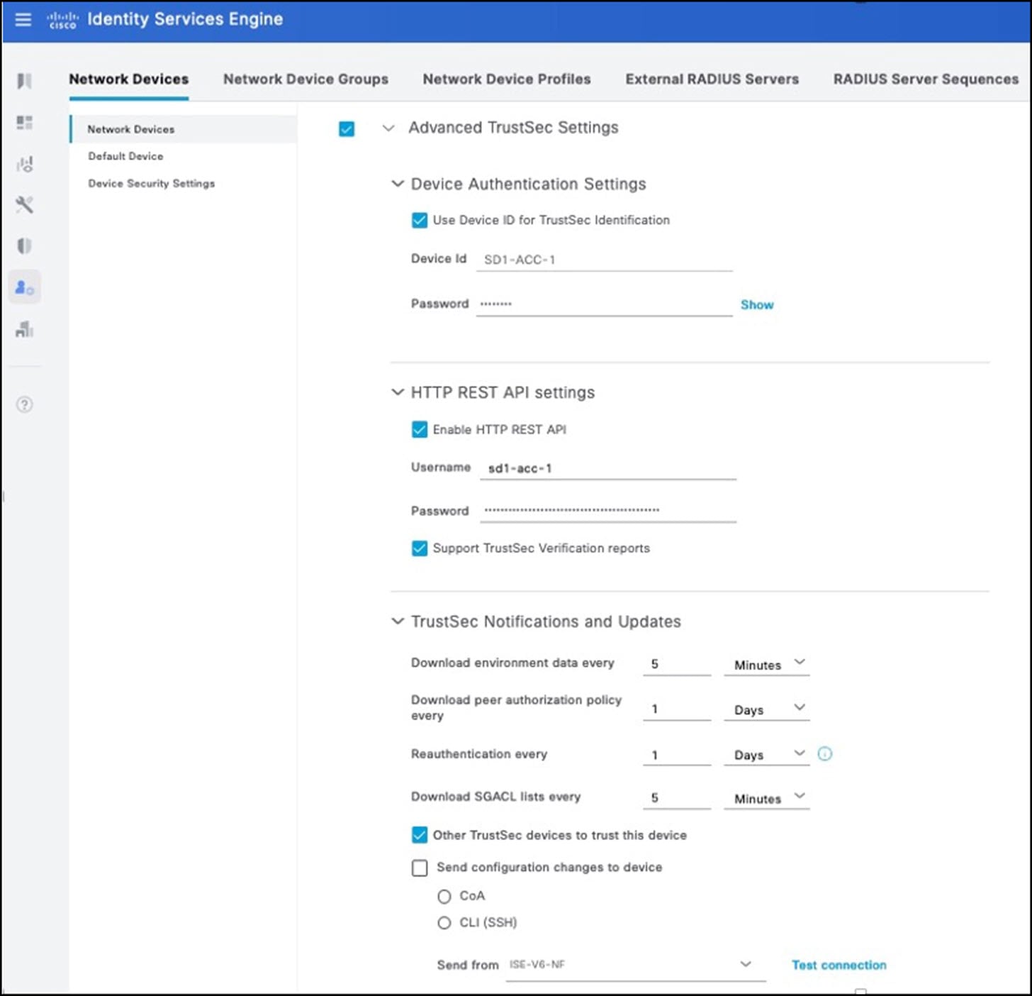Screen-shot that shows Cisco TrustSec Limitation with IPv6 Deployments.