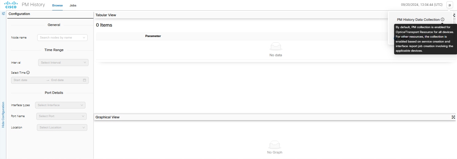 Screenshot of More Information about PM History Data Collection
